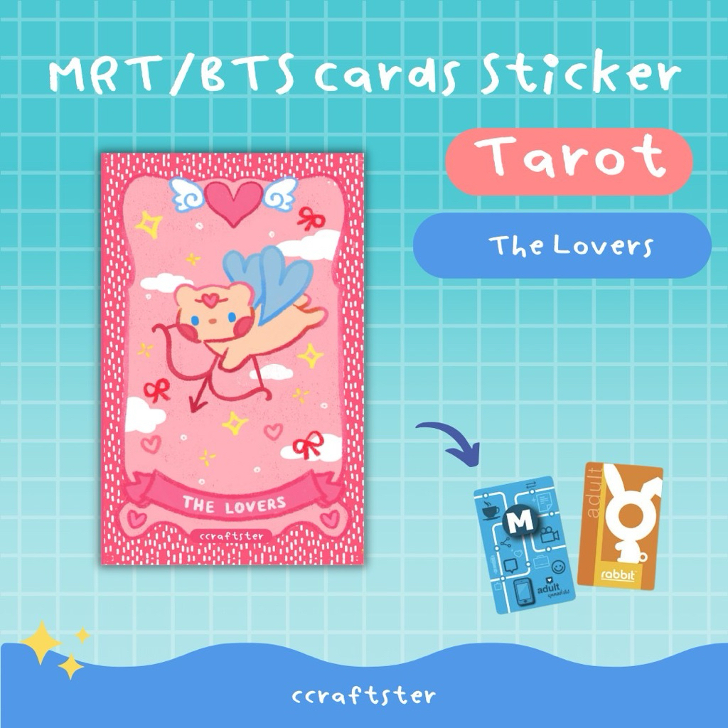 Card Sticker สติกเกอร์ติดบัตรบีทีเอส MRT BTS สติ๊กเกอร์ติดบัตร สติ้กเกอร์ไพ่ทาโรต์ Tarot สายมู ราคา ถูกที่สุด ดีลบีเคเค แกลเลอรีภาพที่ 9