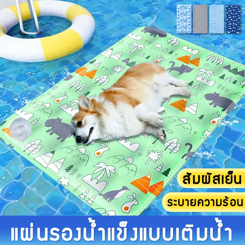 แผ่นเจลเย็น ที่นอนเย็น แผ่นเย็นแมว เบาะเย็นแมว เจลเย็นหมา แผ่นเย็นหมา ที่นอนแมว ที่นอนหมา ที่นอนเจลเย็น Pet Cool Mat