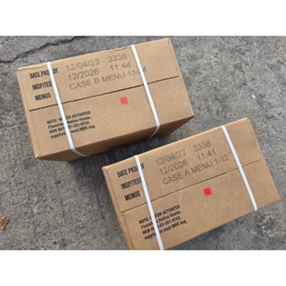 MRE U.S.MILITARY  Lot.รอบเทส 12/2026