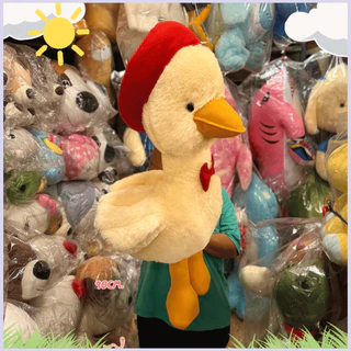🦆ตุ๊กตาเป็ด เป็ดขนนุ่มใส่หมวกตัวใหญ่ ผ้าขนเงา ขนไม่หลุด ขนาด60-90cm.พร้อมส่ง✅