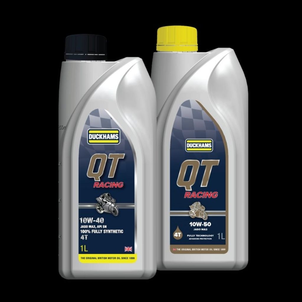 น้ำมันเครื่อง DUCKHAMS QT RACING 10W-40/10W-50 1 ลิตร ปกป้องเครื่องยนต์และเกียร์