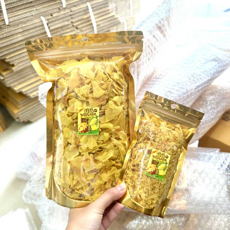 🟦 [Live 30%] PP Durian Rayong พีพีทุเรียนทอด ทุเรียนทอดเกรด C 400g + เกรดป่น 100g