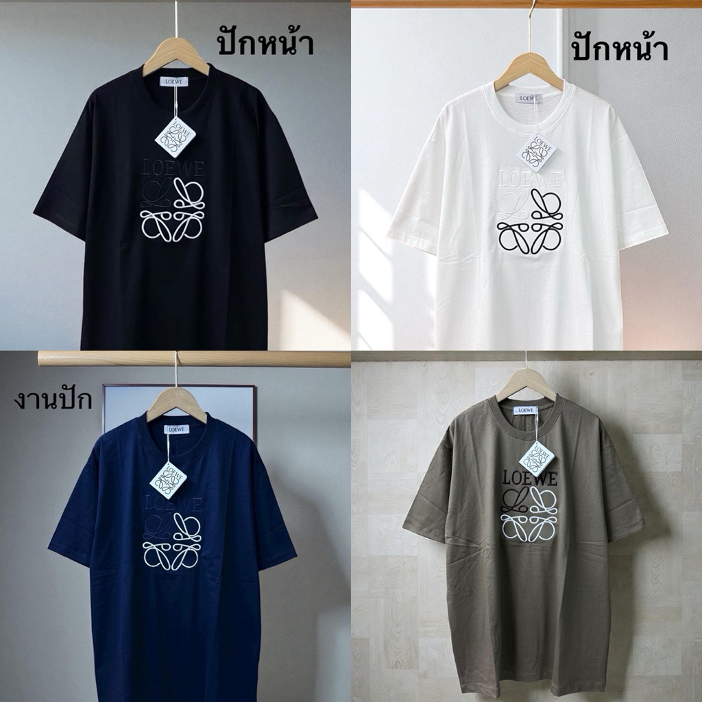 🌟STF_SHOP🌟เสื้อยืด oversize ปักอกสไตล์มินิมอล 🥞อก44-46🥞ยาว 28”