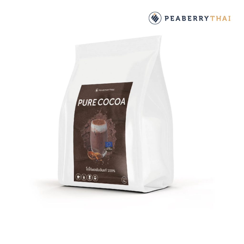 โกโก้ผงเข้มข้นแท้ 100 % PURE COCOA 1Kg
