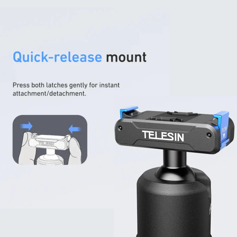 Telesin GoPro / DJI Osmo360 / Action 6 / 5Pro / 4 / 3 Insta360 Mini Selfie Stick thumbnail 7