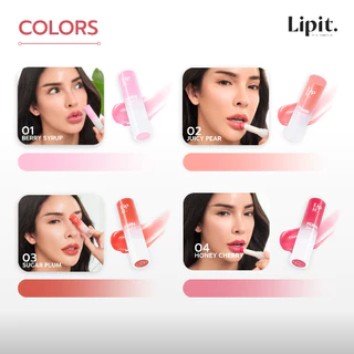 Lip It PDRN Balm 3g. (พีดีอาร์เอ็นบาล์ม 3g.) 4 สี ลิปอิท