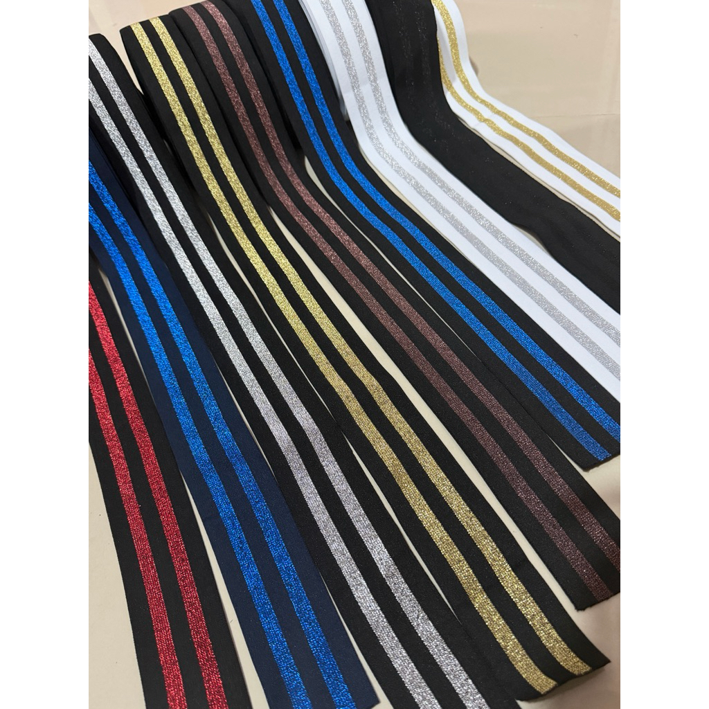 แถบยางยืดสหรับเสื้อผ้า5cm(1เส้น1เมตร)