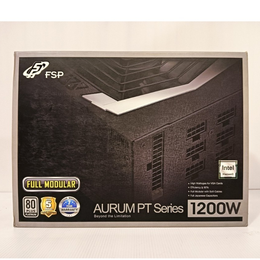 POWER SUPPLYอุปกรณ์จ่ายไฟ)FSP1200W AURUM PT1200w