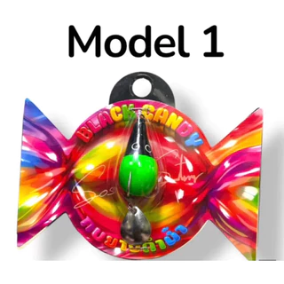 กบยางดำน้ำ Black Candy Model 1 ขนาด 3 cm. น้ำหนัก 7 g. Model 2 ขนาด 3.5 cm. น้ำหนัก 8 g.