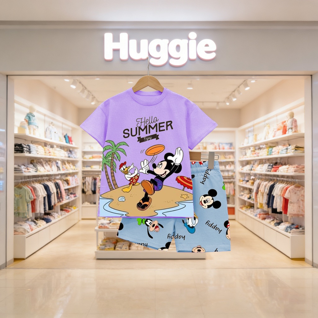 พร้อมส่ง ญ89-ญ92 8180 ขาสั้นมิกกี้