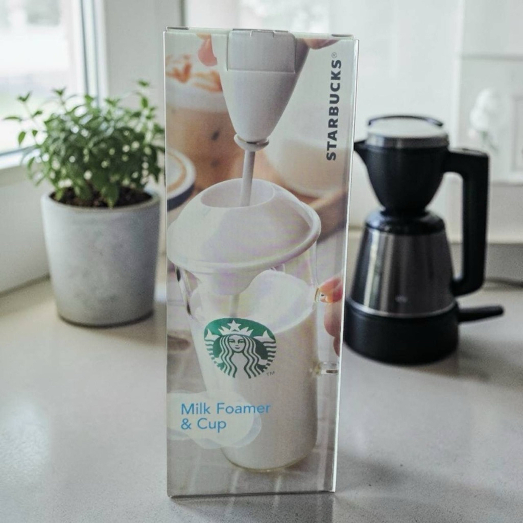Starbucks Milk Foamer & Cup สตาร์บัคส์ ที่ทำฟองนม