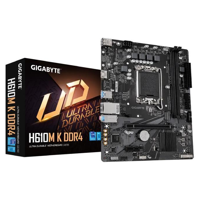 GIGABYTE MAINBOARD H610M K DDR4 เมนบอร์ด H610M K DDR4-REV2.0