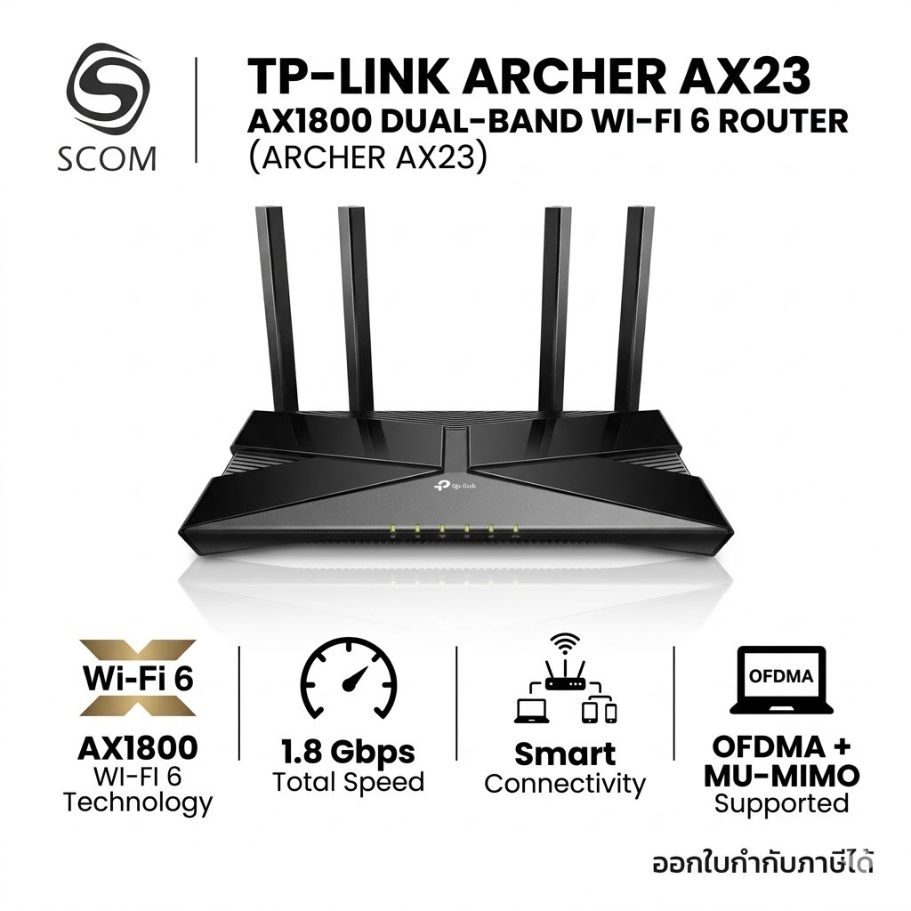 TP-LINK AX1800 Dual-Band Wi-Fi 6 Router