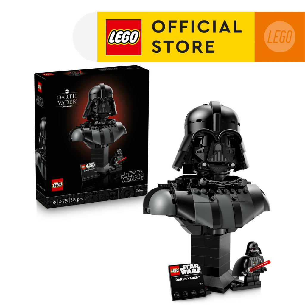 LEGO Star Wars 75439 Darth Vader Bust (349 Pieces), Building Blocks, Kids Toy