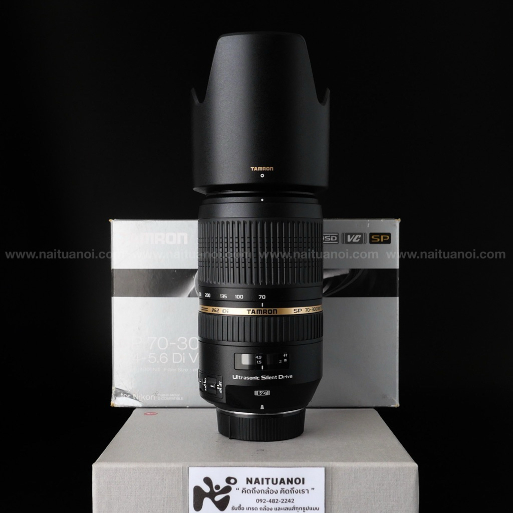 ( Used!! ) Tamron SP 70-300 F4-5.6 Di VC USD For Nikon Black  < Like New >
