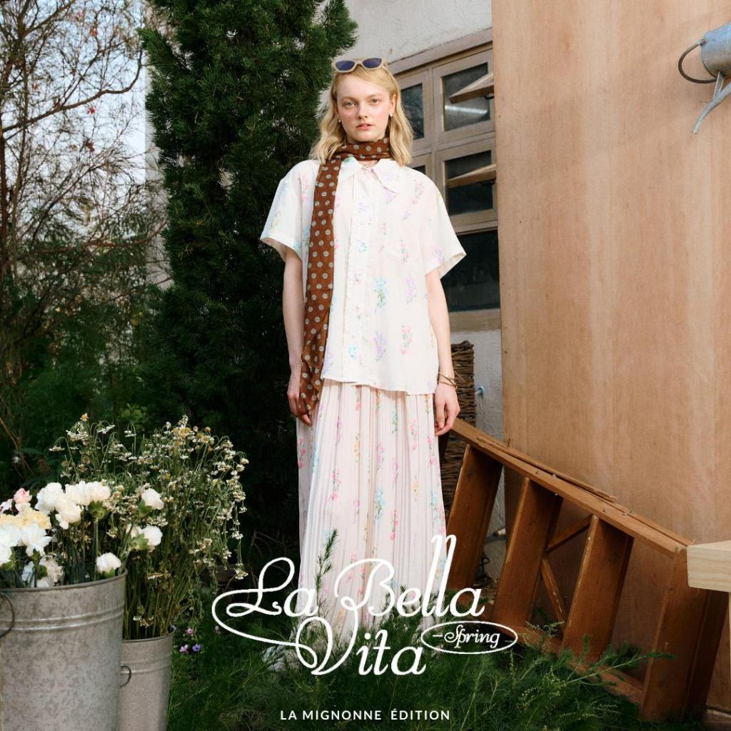 La Mignonne (S-XL) Elisse Calista Set ชุดเซ็ต 2 ชิ้น เสื้อ+กางเกง ใส่เที่ยวในวันสบายๆช่วง summer