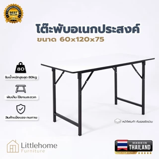 โต๊ะพับอเนกประสงค์ หน้าโฟเมก้า100% ขนาด 60x120x75 cm. ถูกที่สุดในตลาด