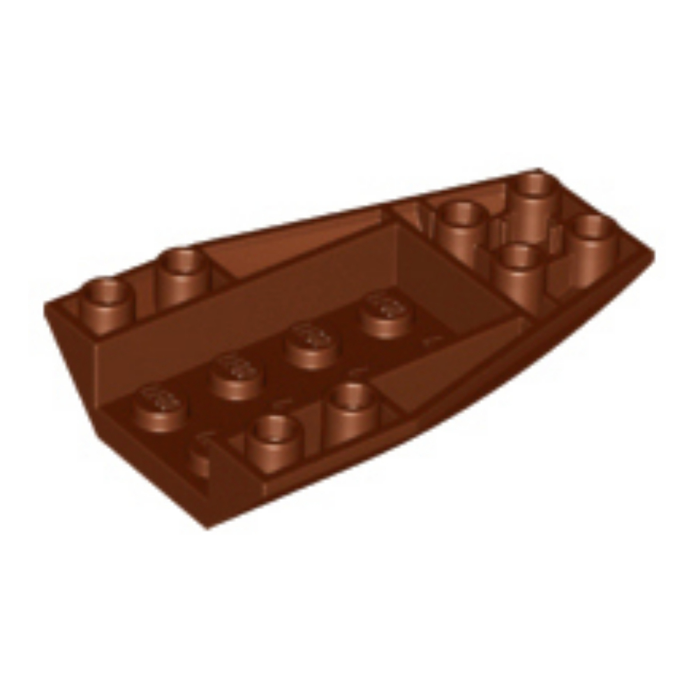 [518] ชิ้นส่วนเลโก้ Lego Part Wedge 6 x 4 Triple Inverted Curved (43713) ราคา/ชิ้น