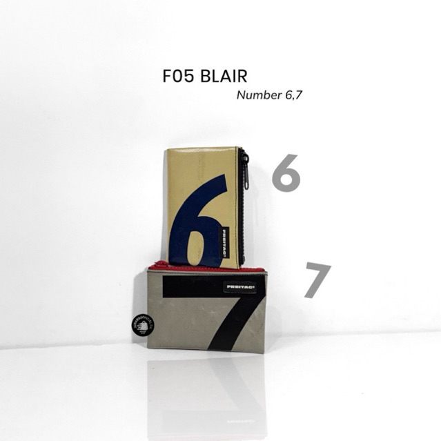 พร้อมส่ง กระเป๋าใบเล็ก Freitag F05 BLAIR ตัวเลขหายากแน่นอน**ระบุสีเลขในตัวเลือก** ของแท้100%