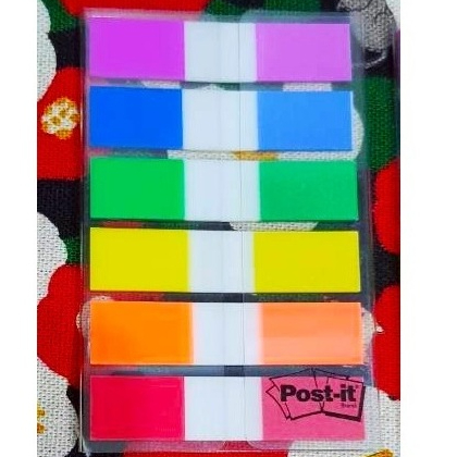 Post-it Flags รุ่น  Color  Pack โพสต์อิท แฟล็กซ์ กระดาษโน๊ตกาว จากญี่ปุ่น 1 Set รวม 6 แผ่น  (สั่ง 1 
