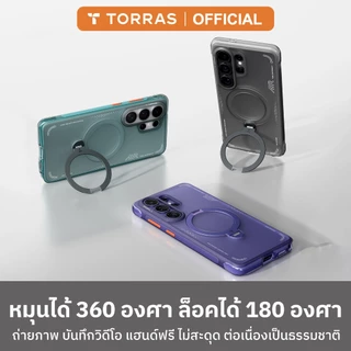 TORRAS Ostand Q3Air เคสสำหรับSamsung S26 Ultra| ขาตั้งหมุนได้ ฐานมั่นคง | แม่เหล็กแรงสูง | มุมกันกระแทก | ผิวสัมผัสด้าน