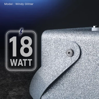 EasyandPerfect EP-WINDY 18W GLITTER PREMIUM ลำโพงบลูทูธพร้อมไมค์ 2 ชิ้น รับประกัน 1 ปี