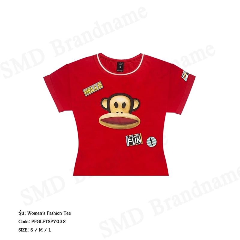 Paul Frank เสื้อยืดคอกลมผู้หญิง รุ่น Women's Fashion Tee Code: PFGLFTSP7032