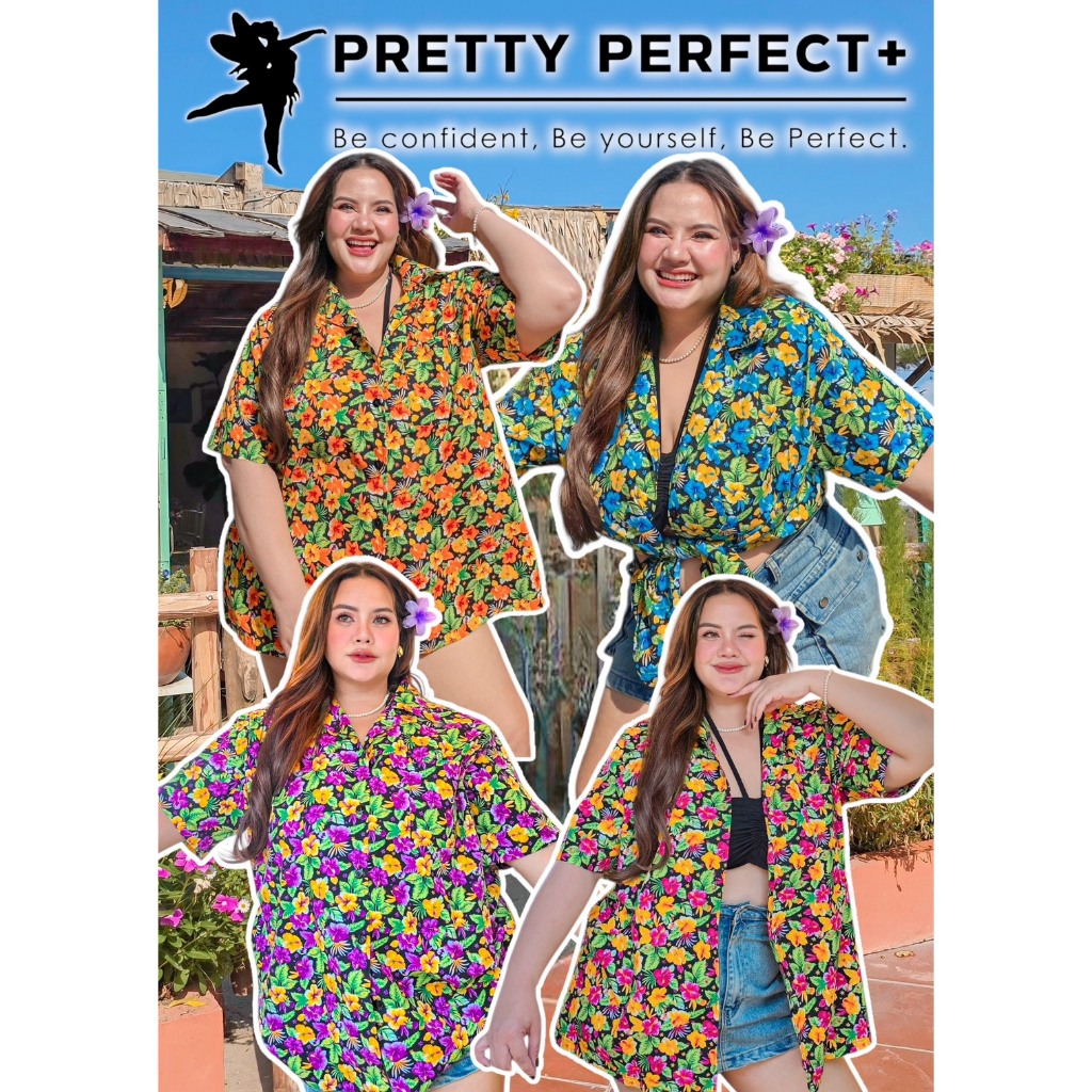 เสื้อฮาวายลายดอก อก 50-54-60-66 เสื้อสงกรานต์ หลายสไตล์ เสื้อผ้าแฟชั่นชายหญิงพร้อมส่ง ไซส์ใหญ่ พลัสไซส์ สาวอวบ