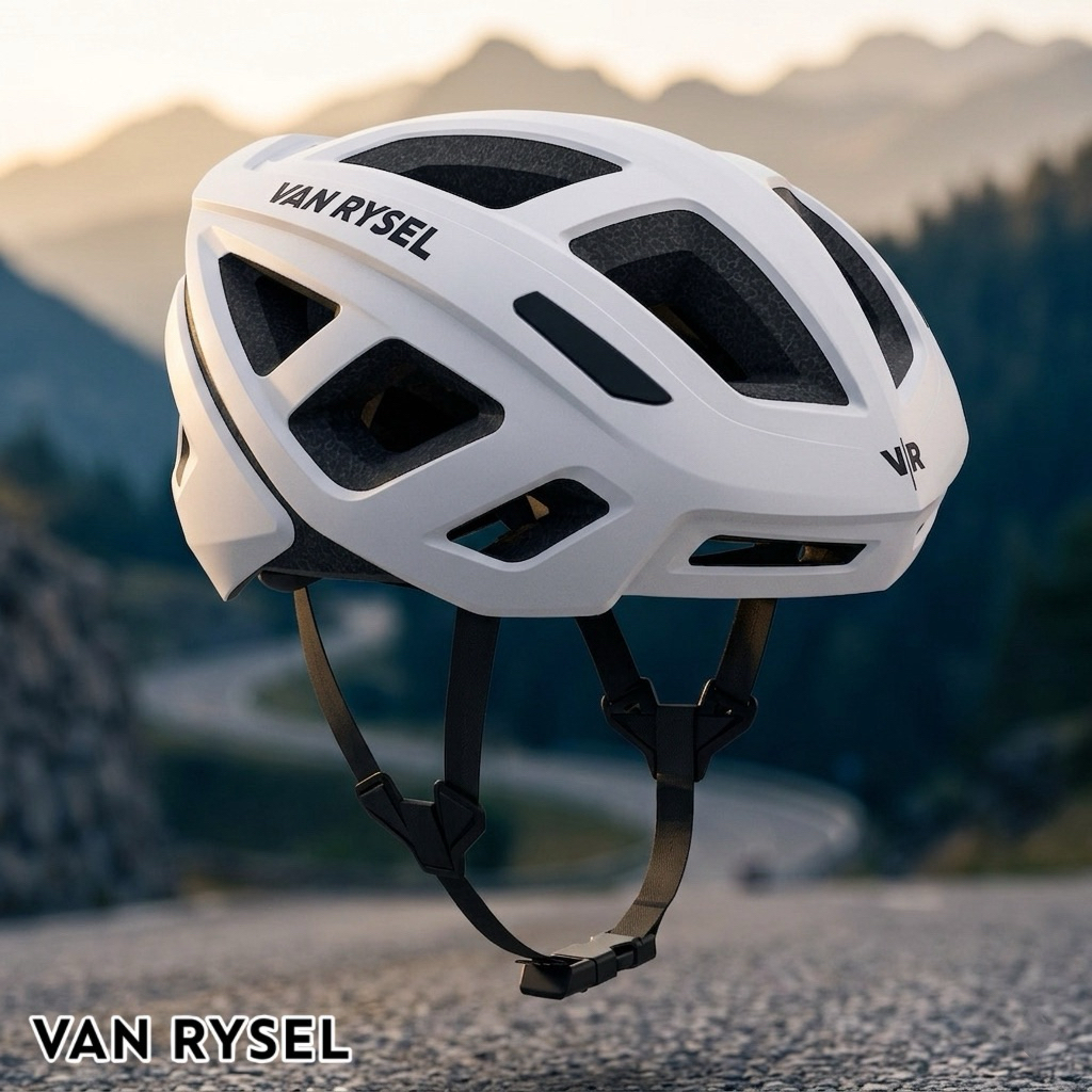 หมวกกันน็อคจักรยานเสือหมอบ รุ่น RoadR 500 (สีขาว) Van Rysel