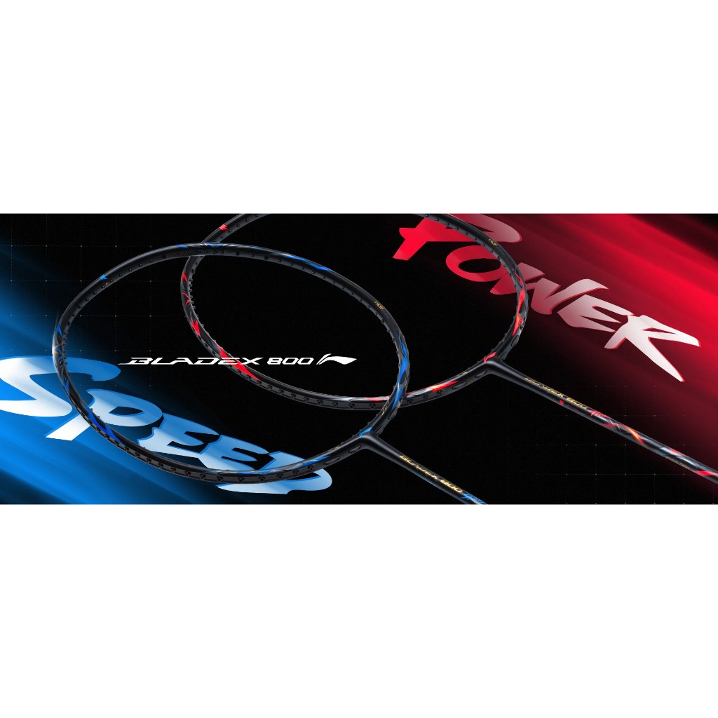 ไม้แบดมินตัน LI-NING BLADEX 800 POWER / SPEED แถมเอ็น พันด้าม ซอง (โปรดอ่านรายละเอียดก่อนสั่ง)