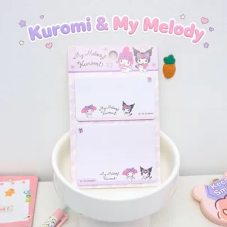 Sanrio - กระดาษโน๊ต โพสอิทอินเด็กซ์ มีกาวในตัว จำนวน40แผ่น - สินค้าลิขสิทธิ์แท้
