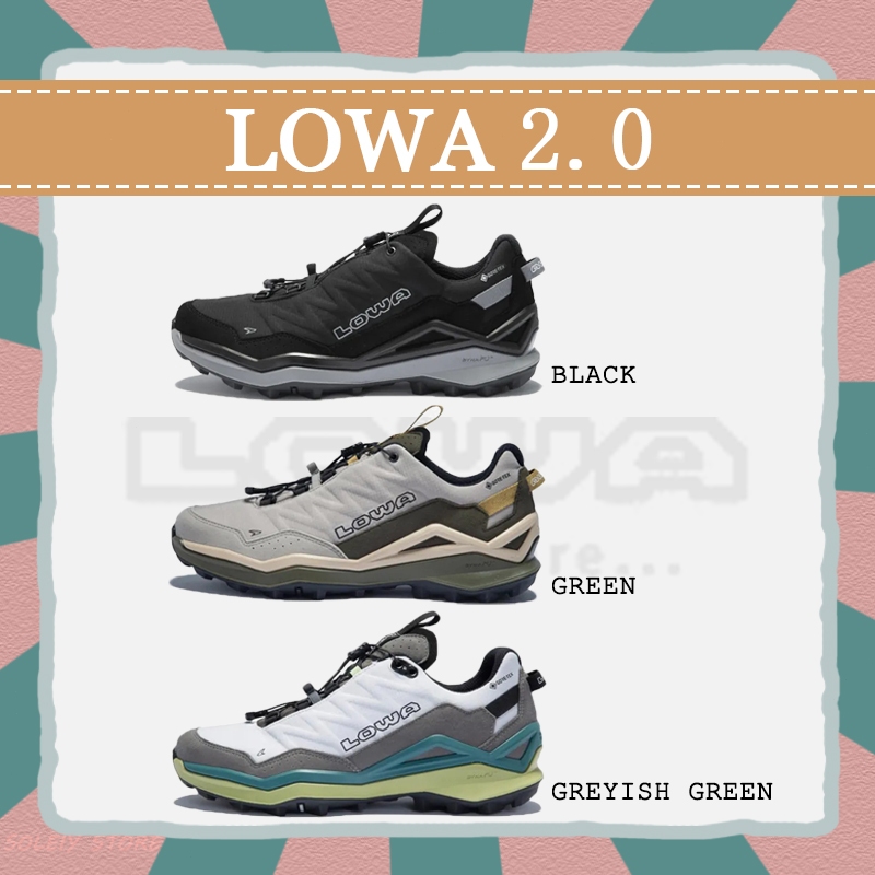 ของแท้ 100% รองเท้า รองเท้าผ้าใบ Lowa 2.0 รองเท้าอเนกประสงค์สำหรับกิจกรรมกลางแจ้ง Unisex