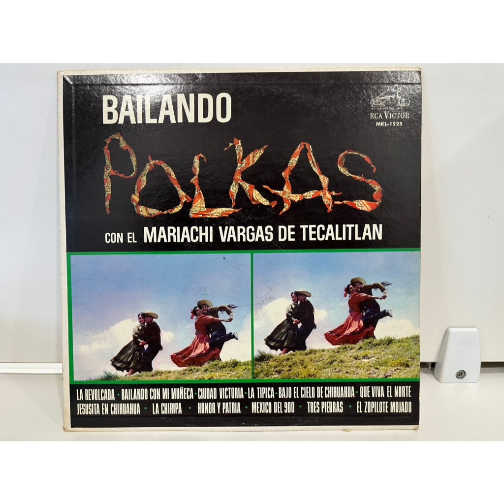 1LP Vinyl Records แผ่นเสียงไวนิล  BAILANDO POLKAS CON EL MARIACHI VARGAS DE TECALITLAN  (J11A100)