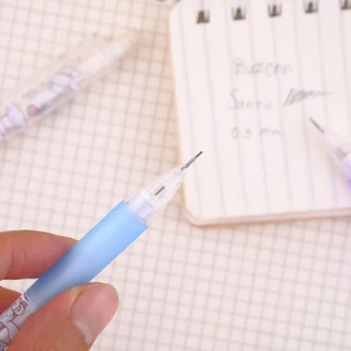 Sanrio - ดินสอกด ด้ามสีใส ขนาดเส้น 0.5mm. มียางลบในตัว - สินค้าลิขสิทธิ์แท้