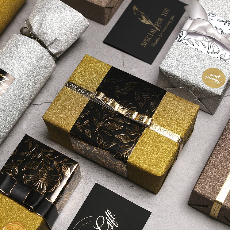 กระดาษห่อของขวัญ ตกแต่ง 50*70 cm Glitter Wrapping Paper