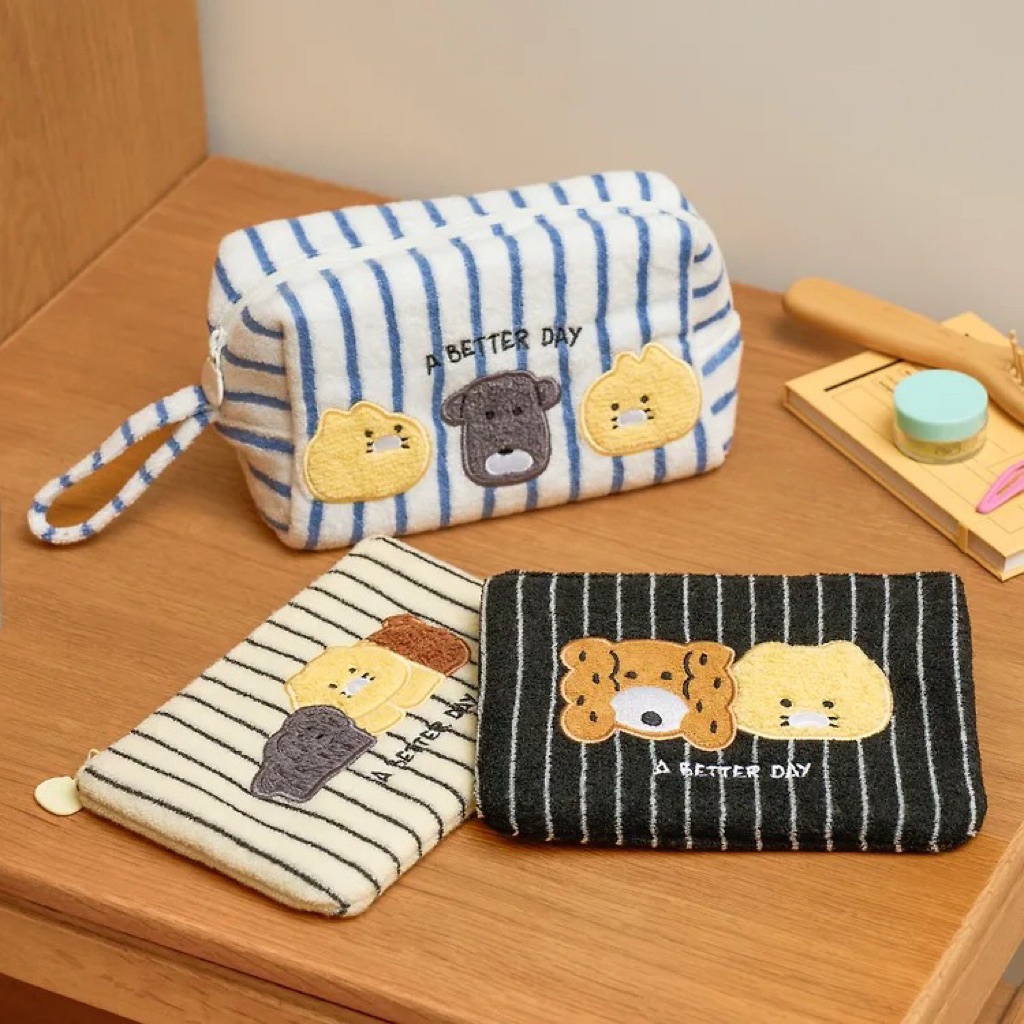 พร้อมส่ง 🛋️ KAKAO FRIENDAY Pouch – Choonsik กระเป๋าขนนุ่ม