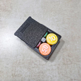 Pokemon TCG Tokens, Damage Counters & Storage Case – ชุดโทเคนและกล่องเก็บสำหรับการเล่นเกมการ์ดโปเกมอน [3D Print]