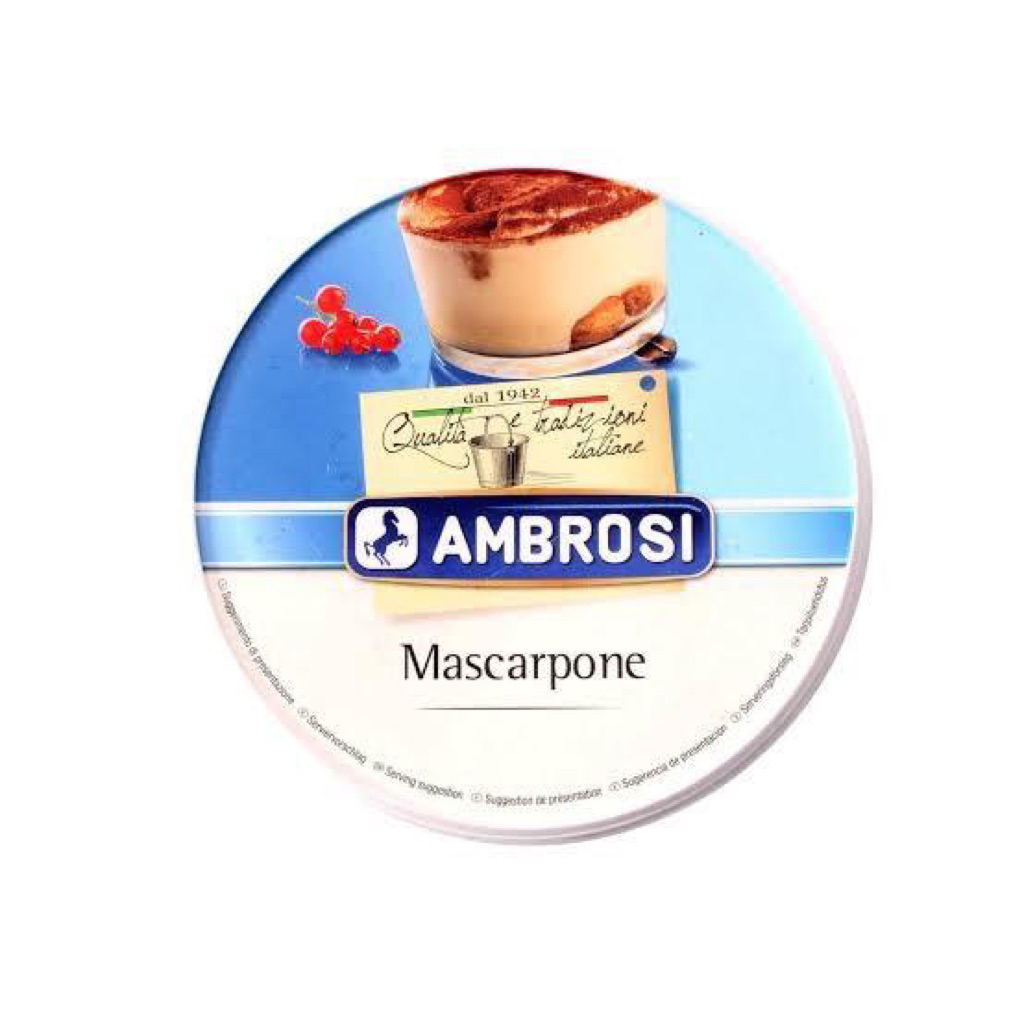 Ambrosi Mascarpone 250g - แอมโบรซี่มาสคาโพน 250 กรัม คุณภาพสูงจากอิตาลี