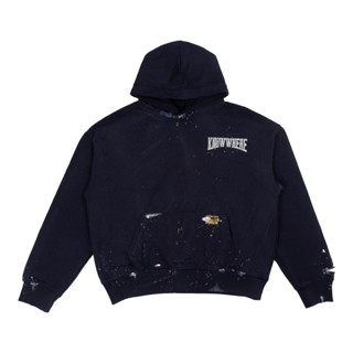 KNOWWHERE NAVY PAINTER’S HOODIE