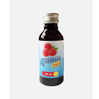 ฝาเงิน 5 ดาว🌟ฝาดาว ของแท้‼️[10ขวด] ALLERNIN น้ำหวาน กลิ่นราสเบอรี่