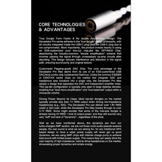 [ประกันศูนย์ไทย] VE Devastator Pro DAC/AMP หางหนู ดีไซน์ Pure Line-out ลดความเพี้ยน ให้เสียงธรรมชาติ