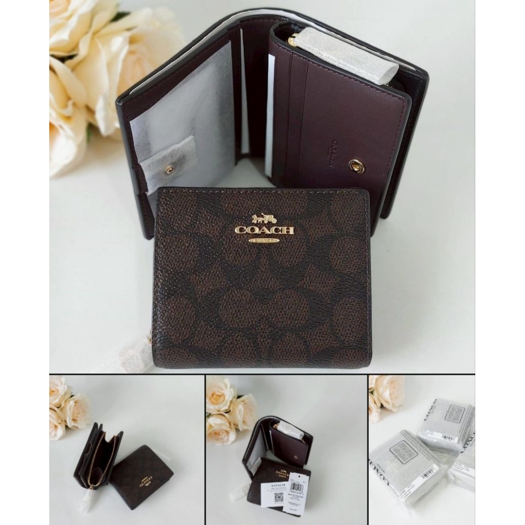 รหัส/รุ่น : CW789 Snap Wallet In Signature Canvas