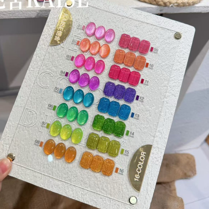 KAISE  สีลูกแก้ว แฟลช ชุด 16 สี #พร้อมส่ง#