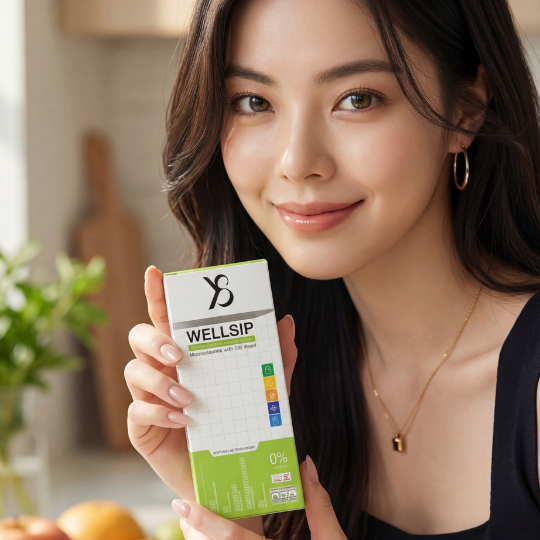 [Official] Y8 WELLSIP คอมบูชา พรีไบโอติกส์ ผสม Apple Cider สูตรไม่มีน้ำตาล 0% Sugar (5 ซอง/กล่อง)