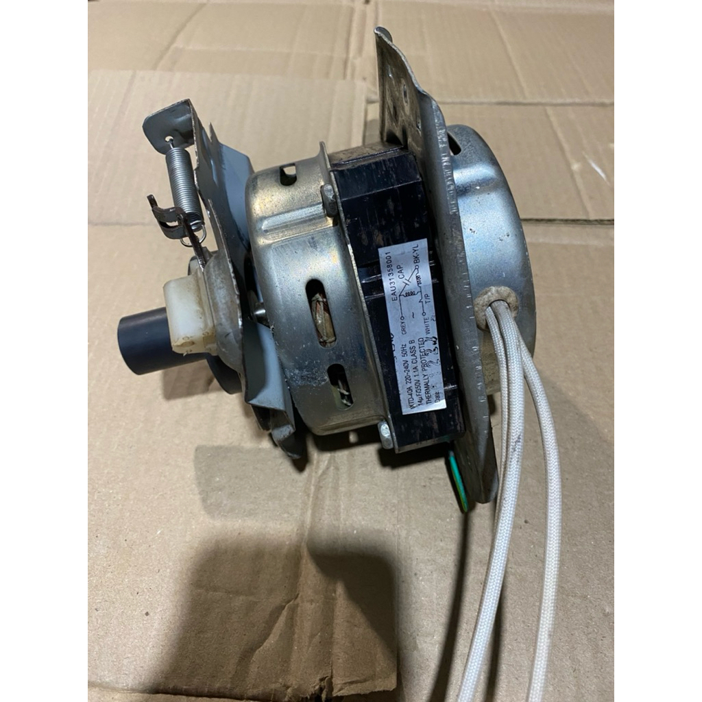 มอเตอร์ปั่นแห้งเครื่องซักผ้าแอลจี LG XTD-40A 220-240V แท้มือสอง สภาพสวย