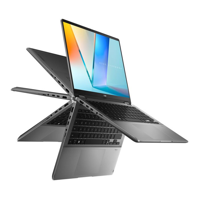 Notebook 2in1 โน๊ตบุ๊คบางเบา Asus Vivobook 14 Flip TP3407SA-SG557WA 14" OLED-Touch Ultra5 226V Ram16