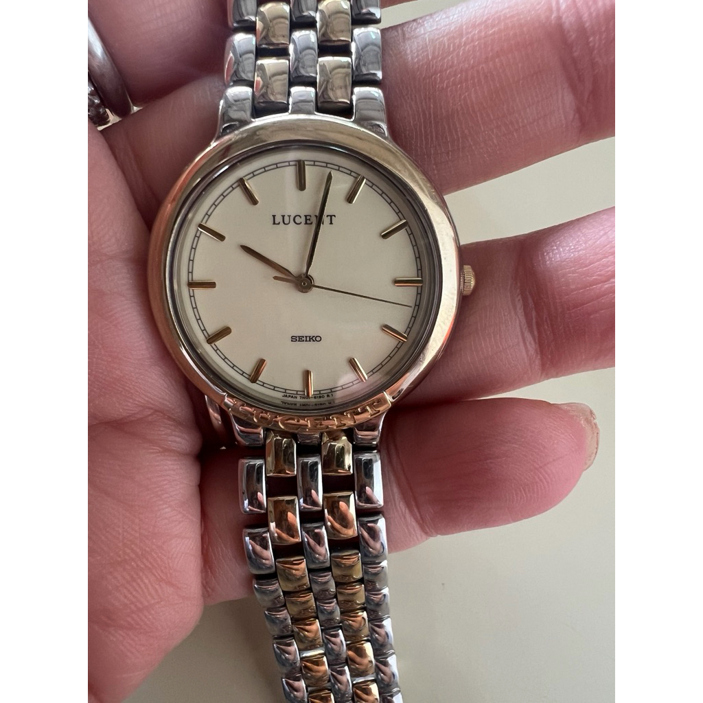 SEIKO LUCENT 7N01-6140 Antimagnetic 60G Water Resistant Stainless Steel