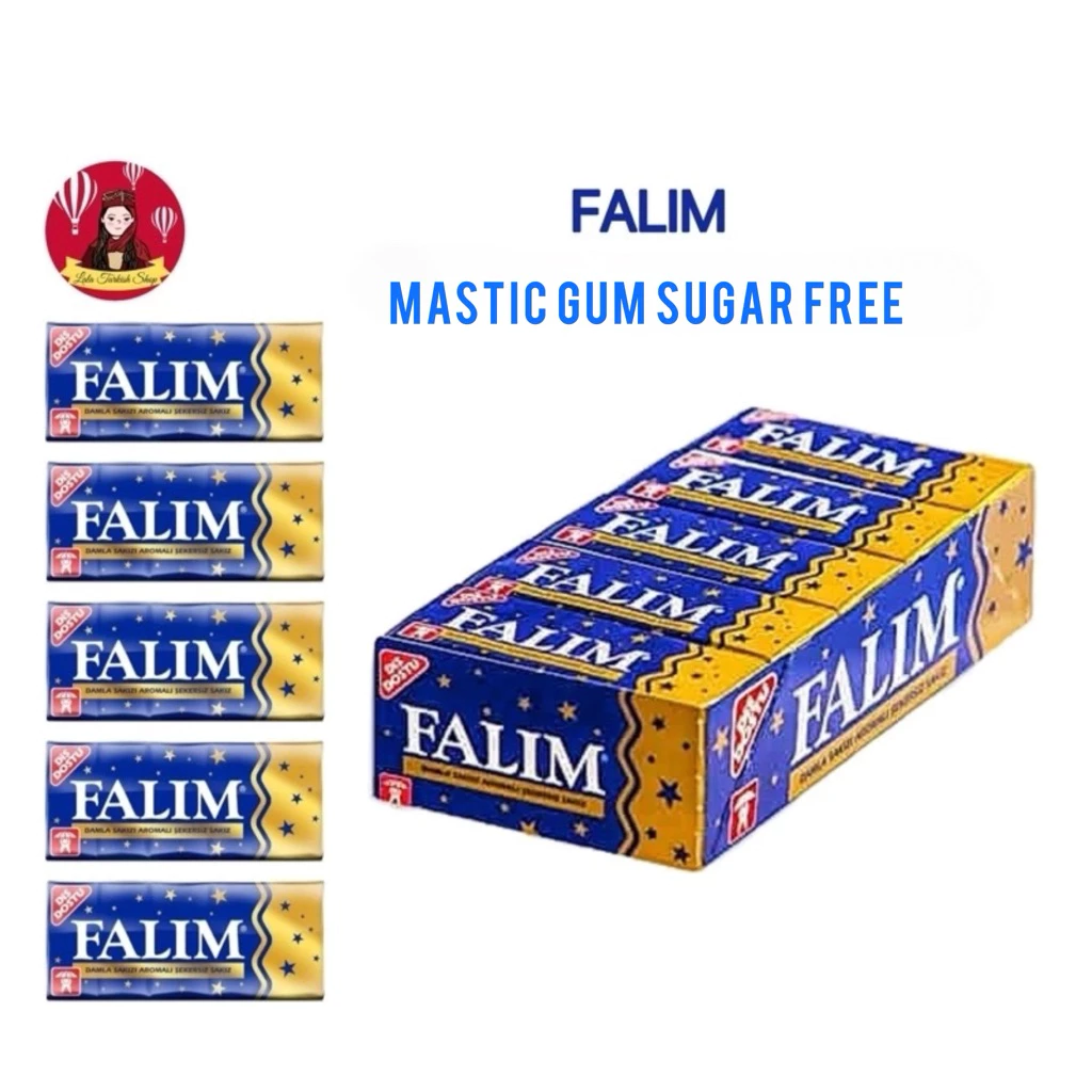 (พร้อมส่ง)หมากฝรั่งไม่มีน้ำตาลSugar Free Chewing Gum-Damla 💥อ่านรายละเอียดก่อนสั่งแบรนด์Falim Mastic Gumนำเข้าจากตุรกี