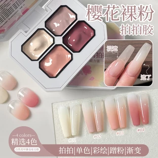 MORDDA สีเจลตลับออมเบรย์ 4 สี สำหรับไล่สี เนื้อเข้มข้น ใช้งานง่าย
