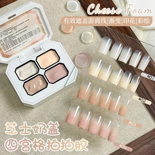 MORDDA สีเจลตลับออมเบรย์ 4 สี สำหรับไล่สี เนื้อเข้มข้น ใช้งานง่าย